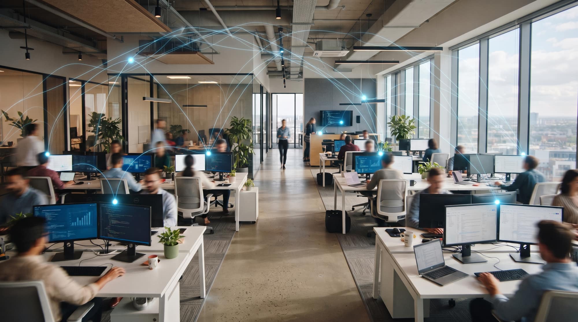 Réseau d'entreprise supervisé